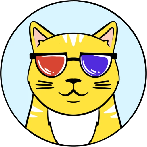 Кот yellowCat в очках